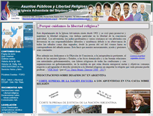 Tablet Screenshot of libertadreligiosa.org.ar